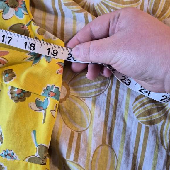 Floral Yellow Mini Dress - Picture 7 of 8